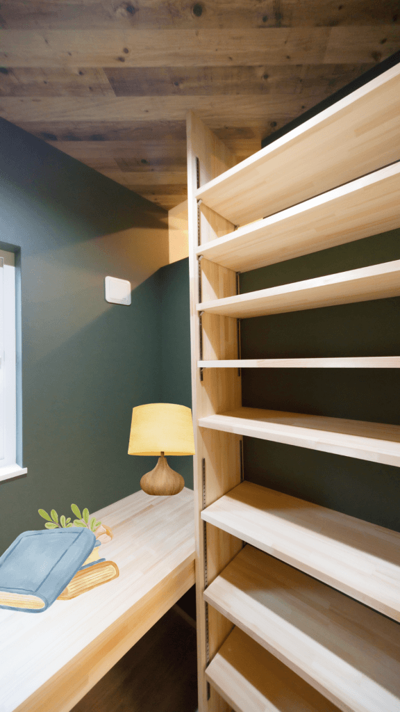 読書スペースがあるお家