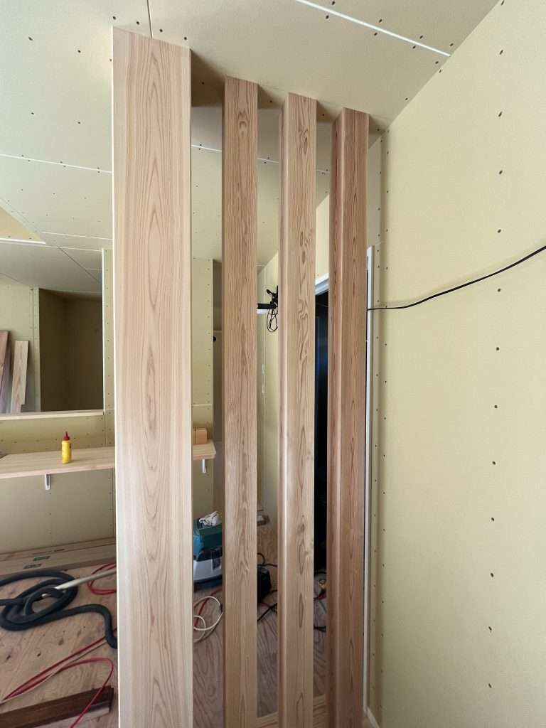 内装工事も順調デザイン住宅現場日記