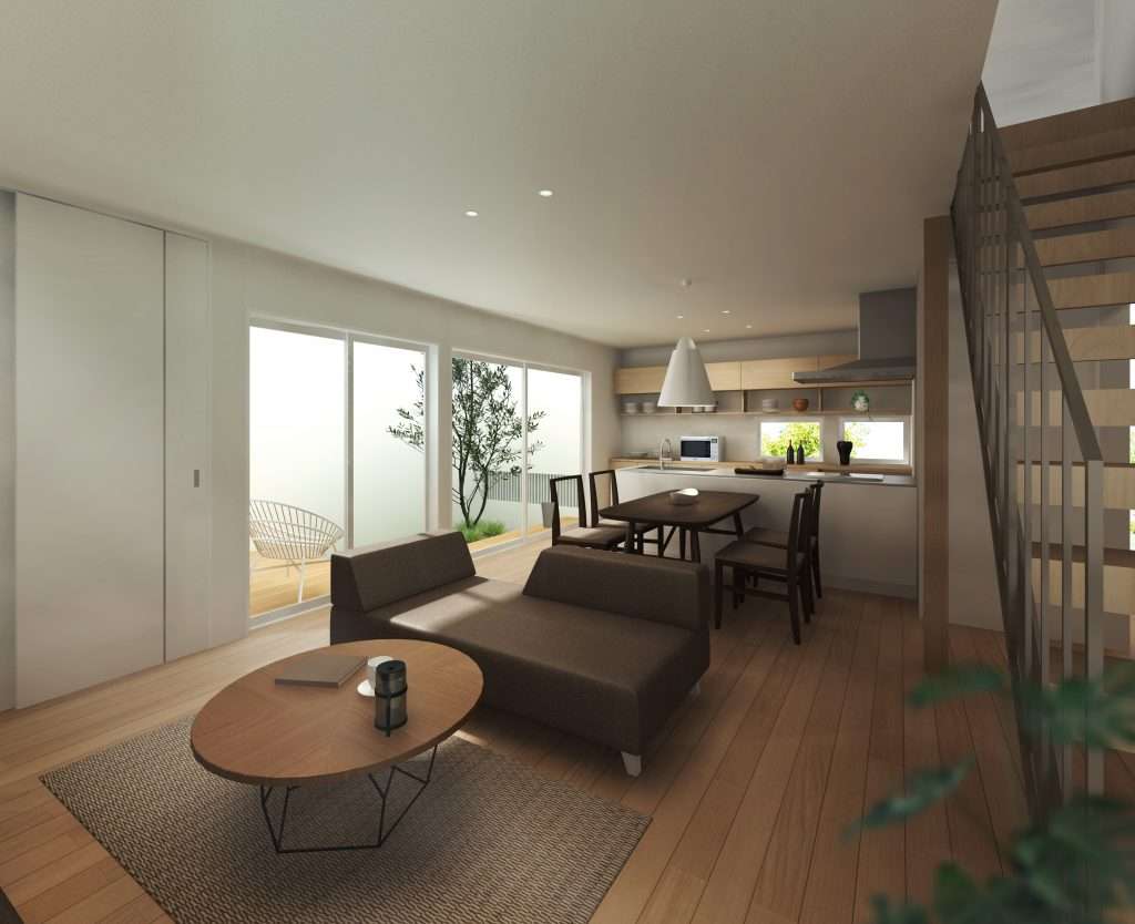 視線を気にせずくつろげるお家