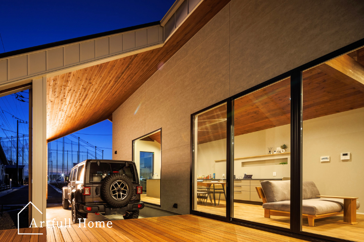 抜群の開放感でくつろげるデザイン住宅