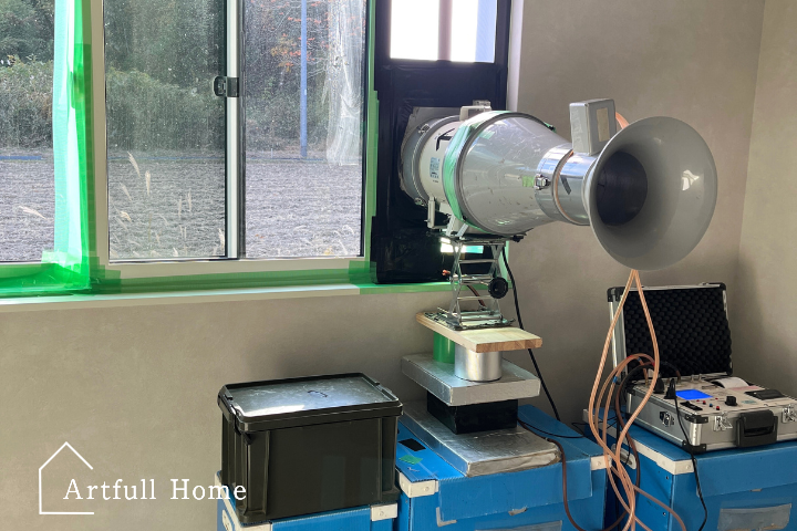 完成後気密測定結果　高気密住宅