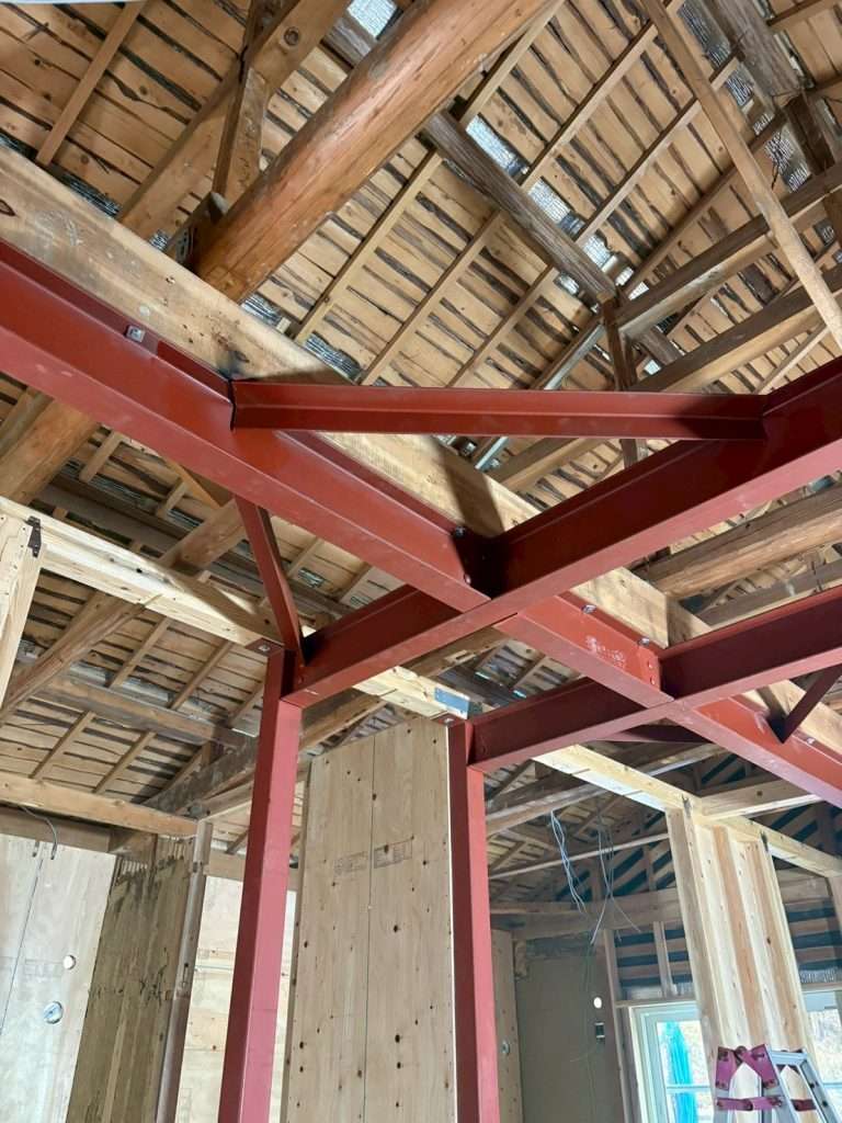 開放的な間取りを実現するための構造補強リノベ