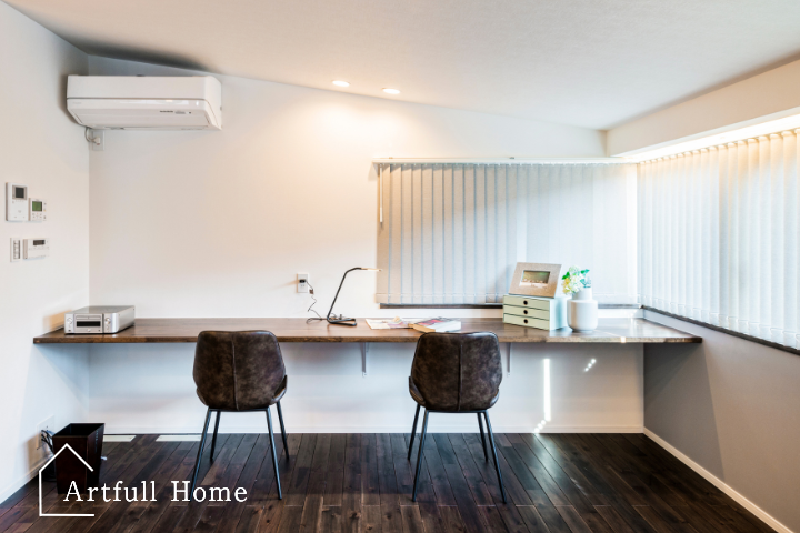 宿題もテレワークも。家族で使えるカウンタースペース