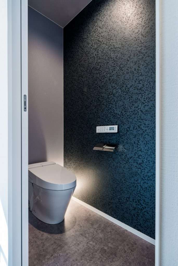 ホテルライクな雰囲気を楽しむトイレ空間