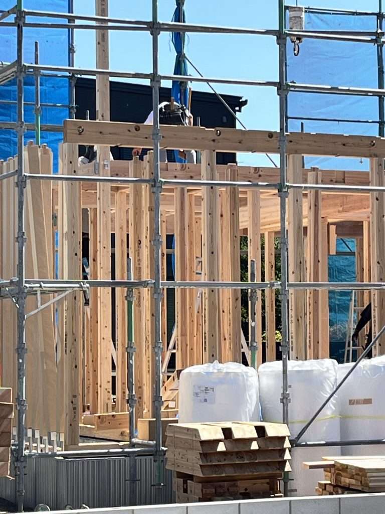 みなべ町で注文住宅の上棟を行いました|