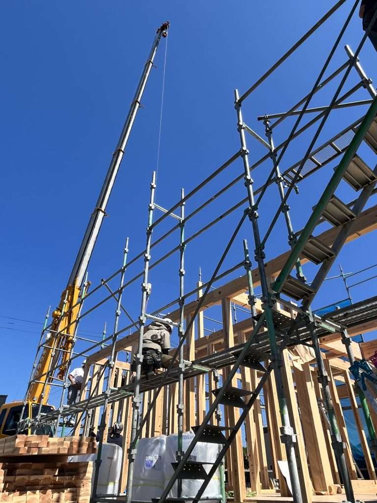 みなべ町で注文住宅の上棟を行いました|